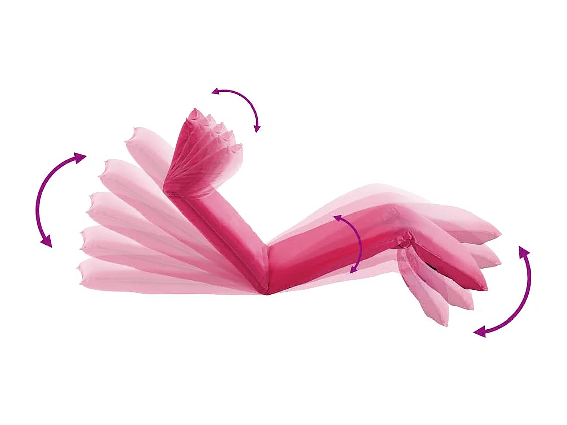 Espreguiçadeira dobrável tecido oxford rosa