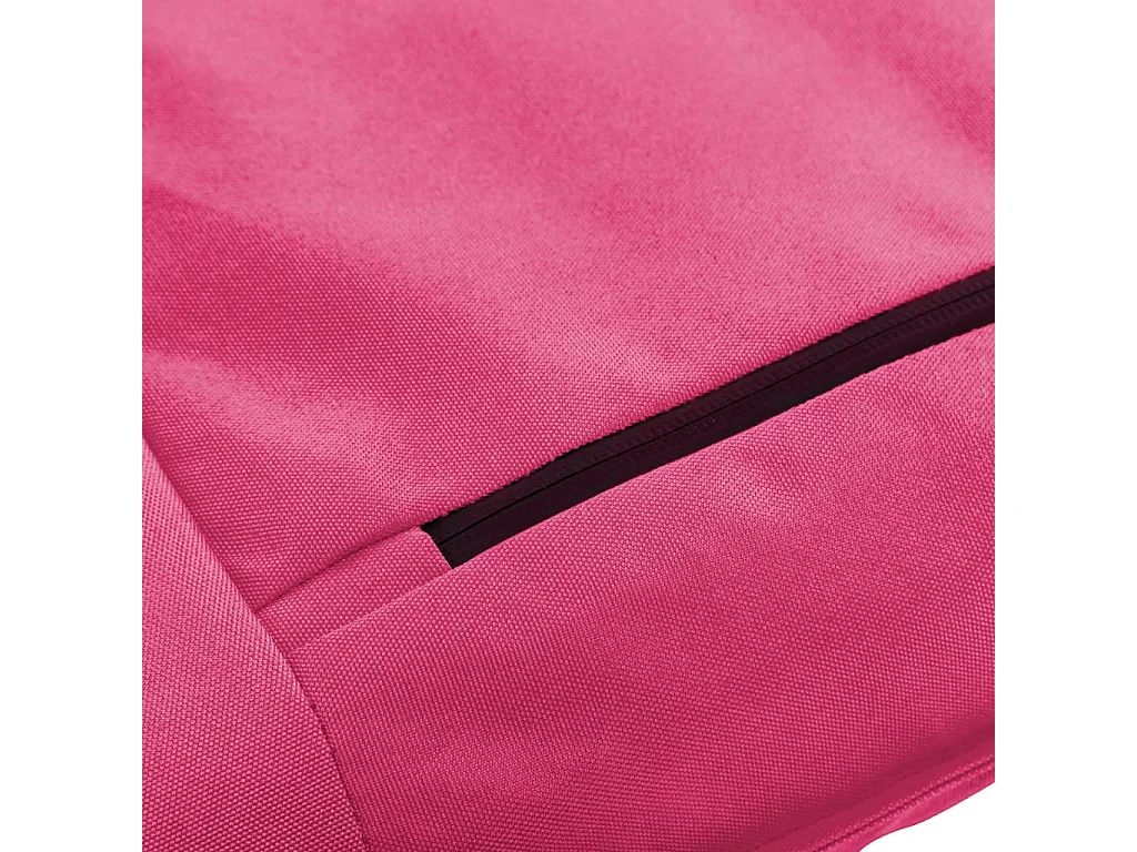 Chaise longue pliable Tissu Oxford Rose