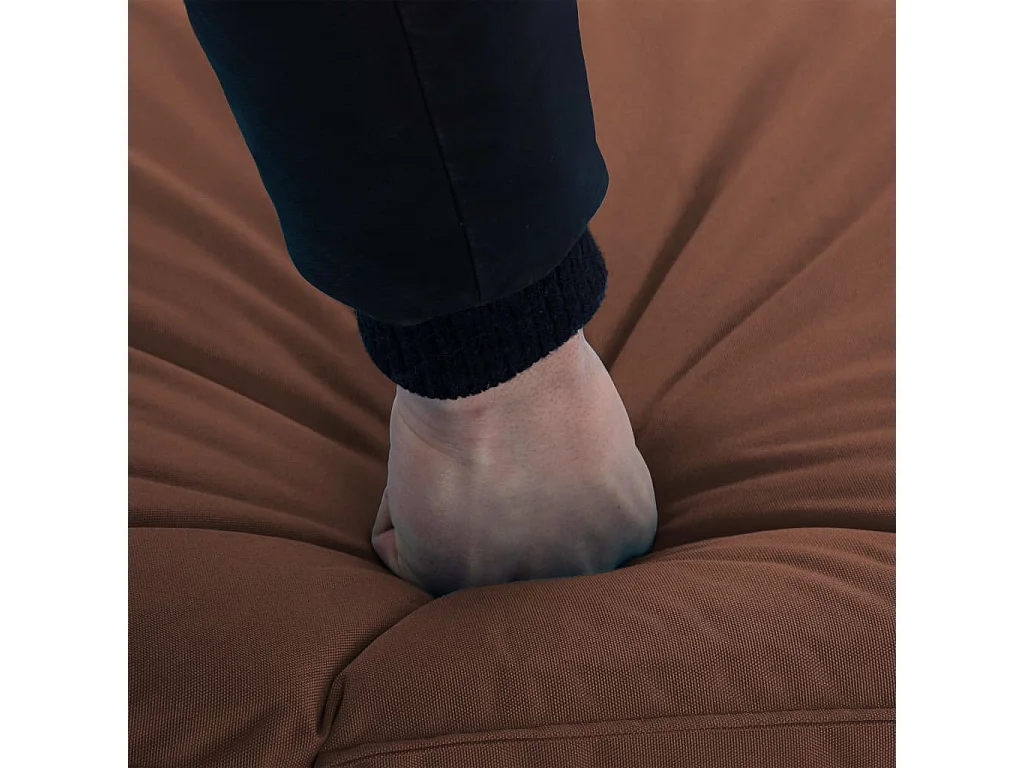 Sonnenliege Klappbar Oxford-Gewebe Braun