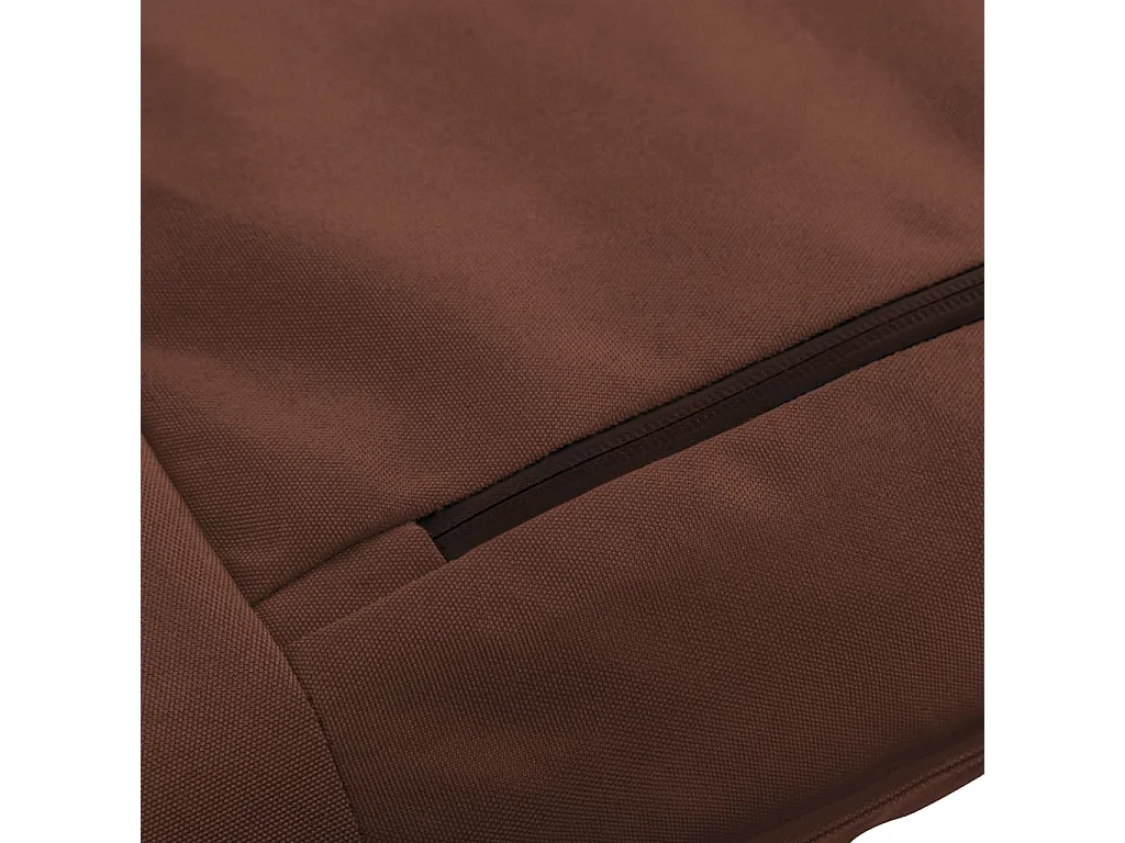 Sonnenliege Klappbar Oxford-Gewebe Braun