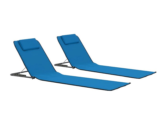 Firbnus Set 2 Lettini Pieghevoli Regolabili In Acciaio E Tessuto Oxford 600D - Rosso, Dimensioni 182x56x24.5 Cm - Sdraio Da Giardino E Spiaggia, Portata 120 Kg