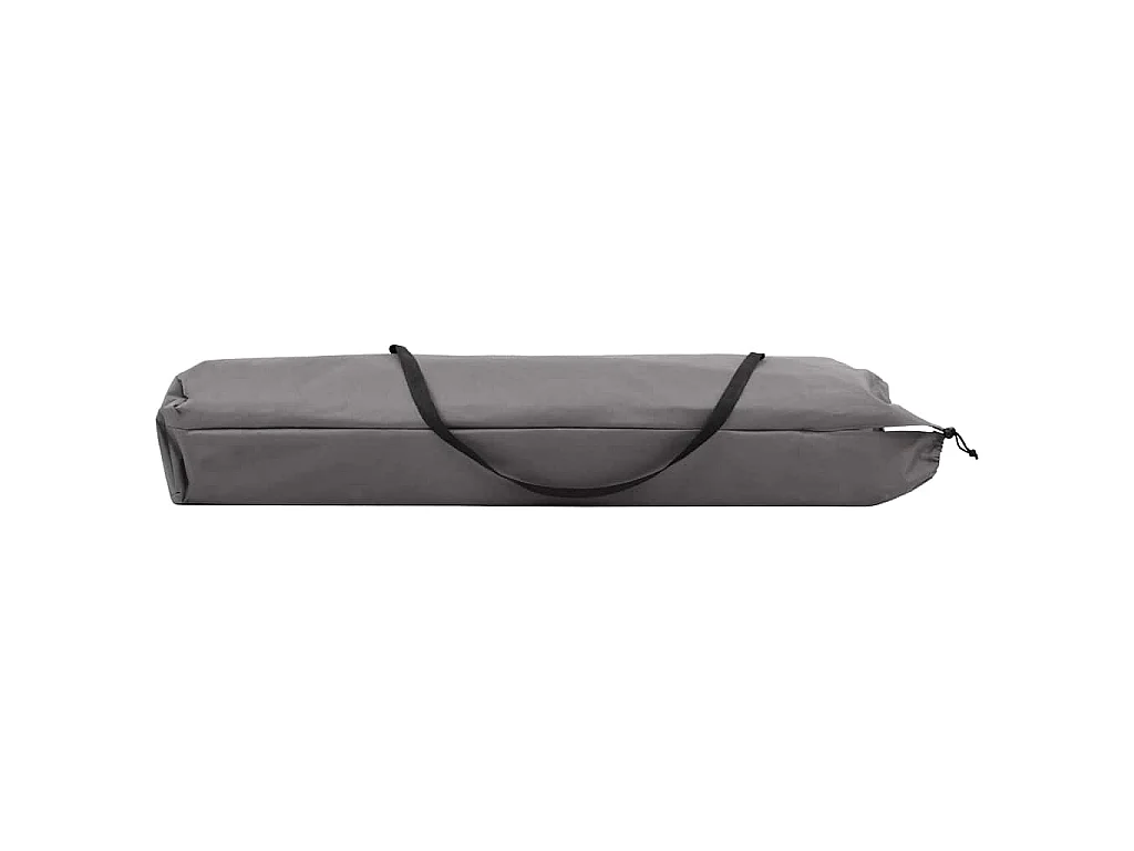 Espreguiçadeira/cama dobrável para 2 pessoas aço cinzento