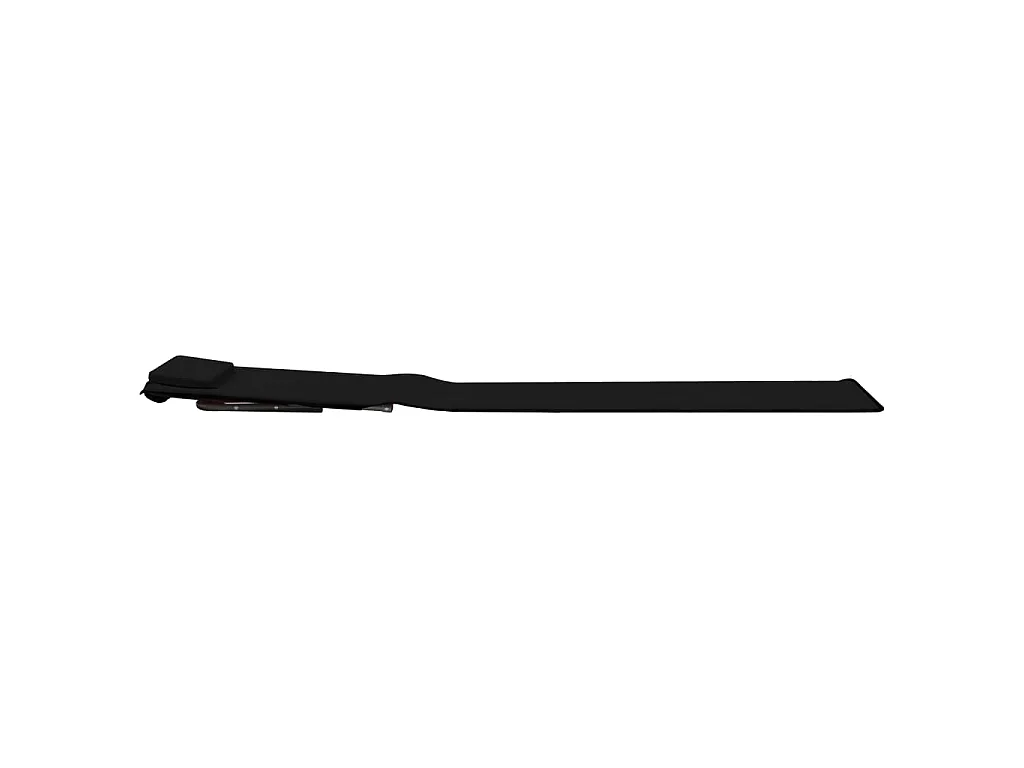 Klappbare Strandmatte 2 Stk. Stahl und Stoff Schwarz