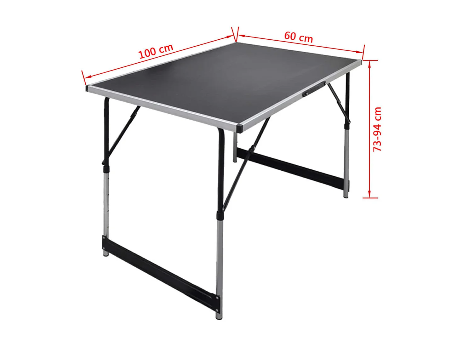 Mesas de empapelar plegables de altura ajustable 3 unidades