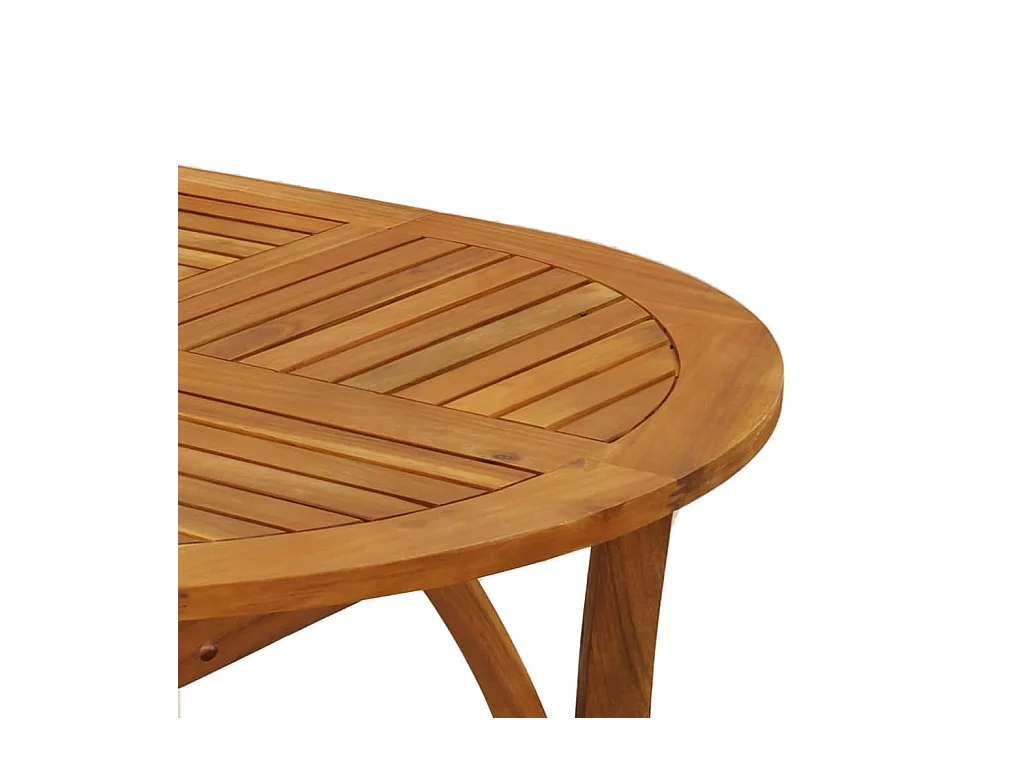 Table de jardin 200x90x75 cm Bois d'acacia solide
