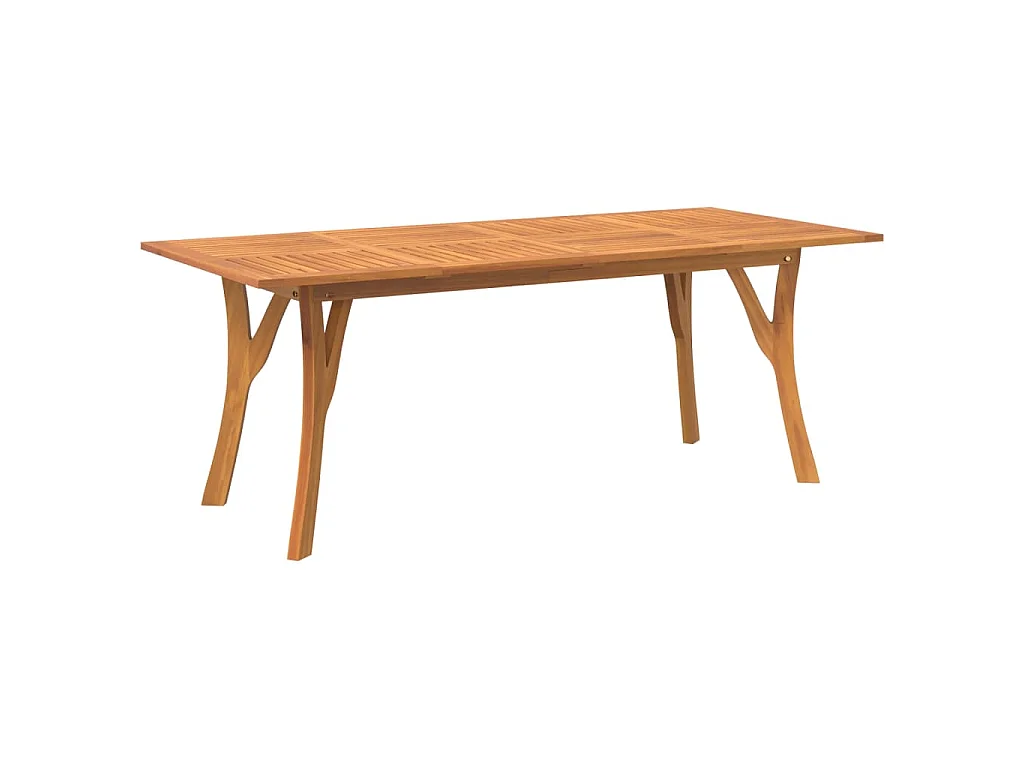 Table de jardin 200x90x75 cm Bois d'acacia solide