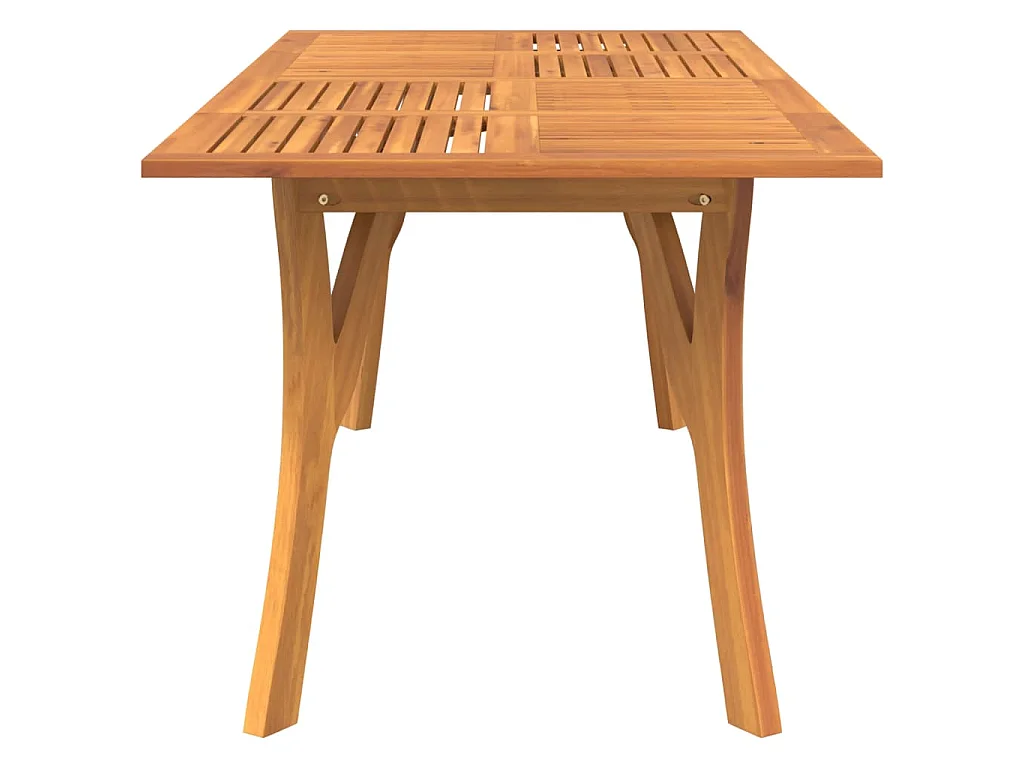 Table de jardin 200x90x75 cm Bois d'acacia solide