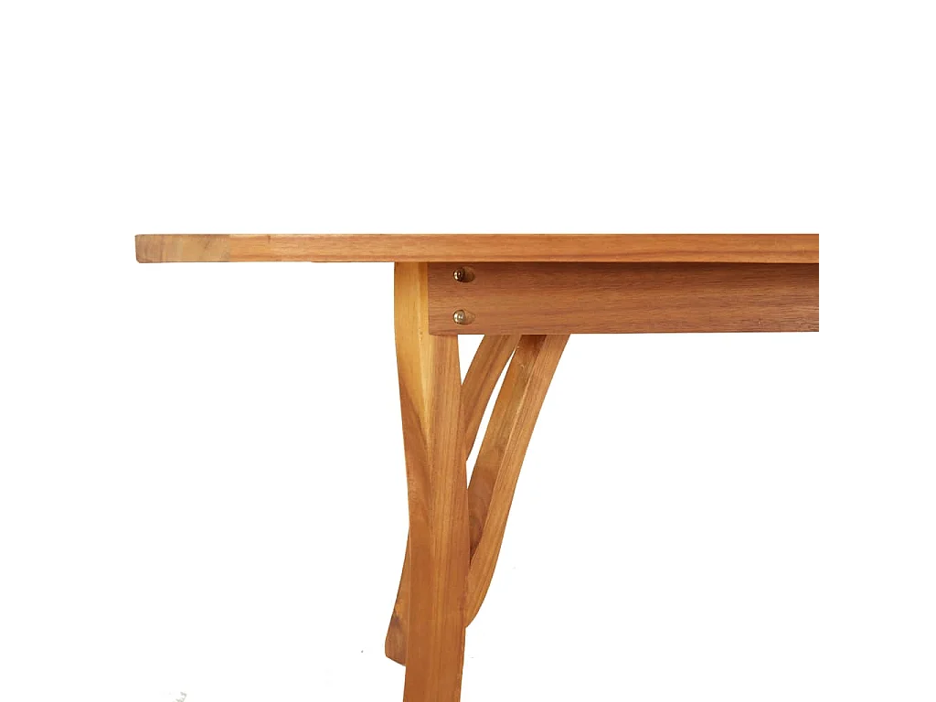 Table de jardin 200x90x75 cm Bois d'acacia solide