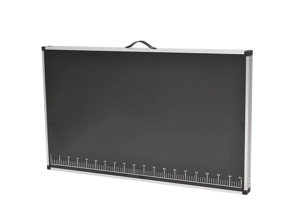 Table pliable de collage MDF et aluminium 200 x 60 x 78 cm