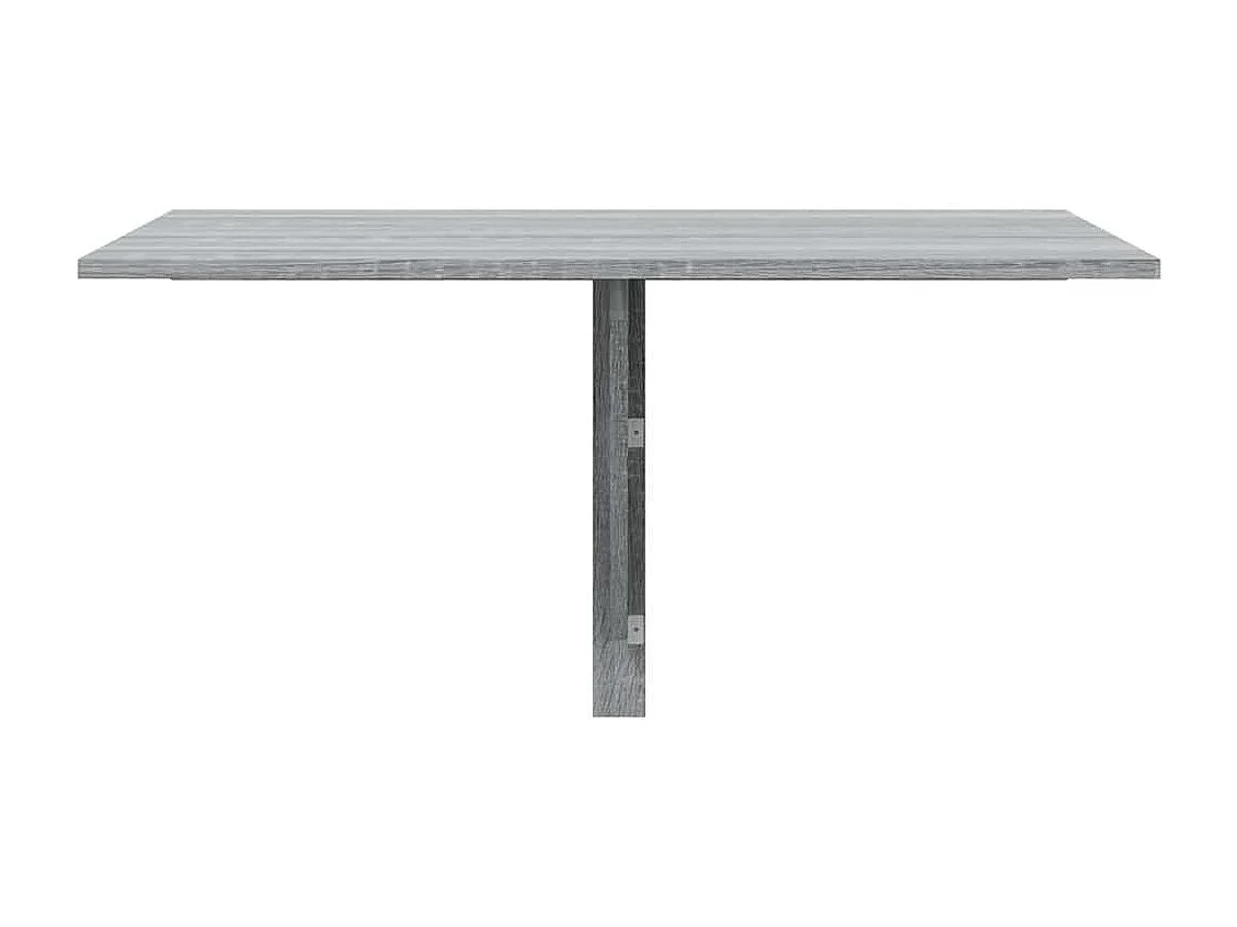 Mesa de parede dobrável derivados de madeira cinzento sonoma