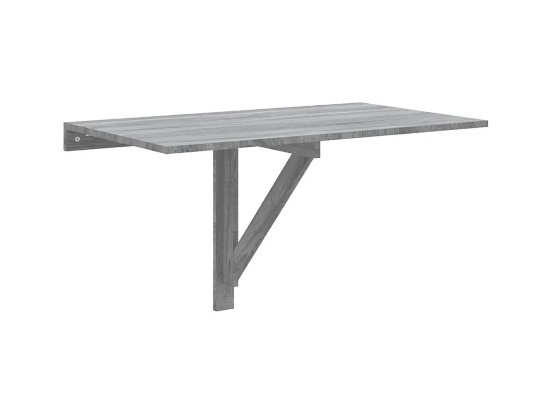Wand-Klapptisch Grau Sonoma 100x60x56 cm Holzwerkstoff