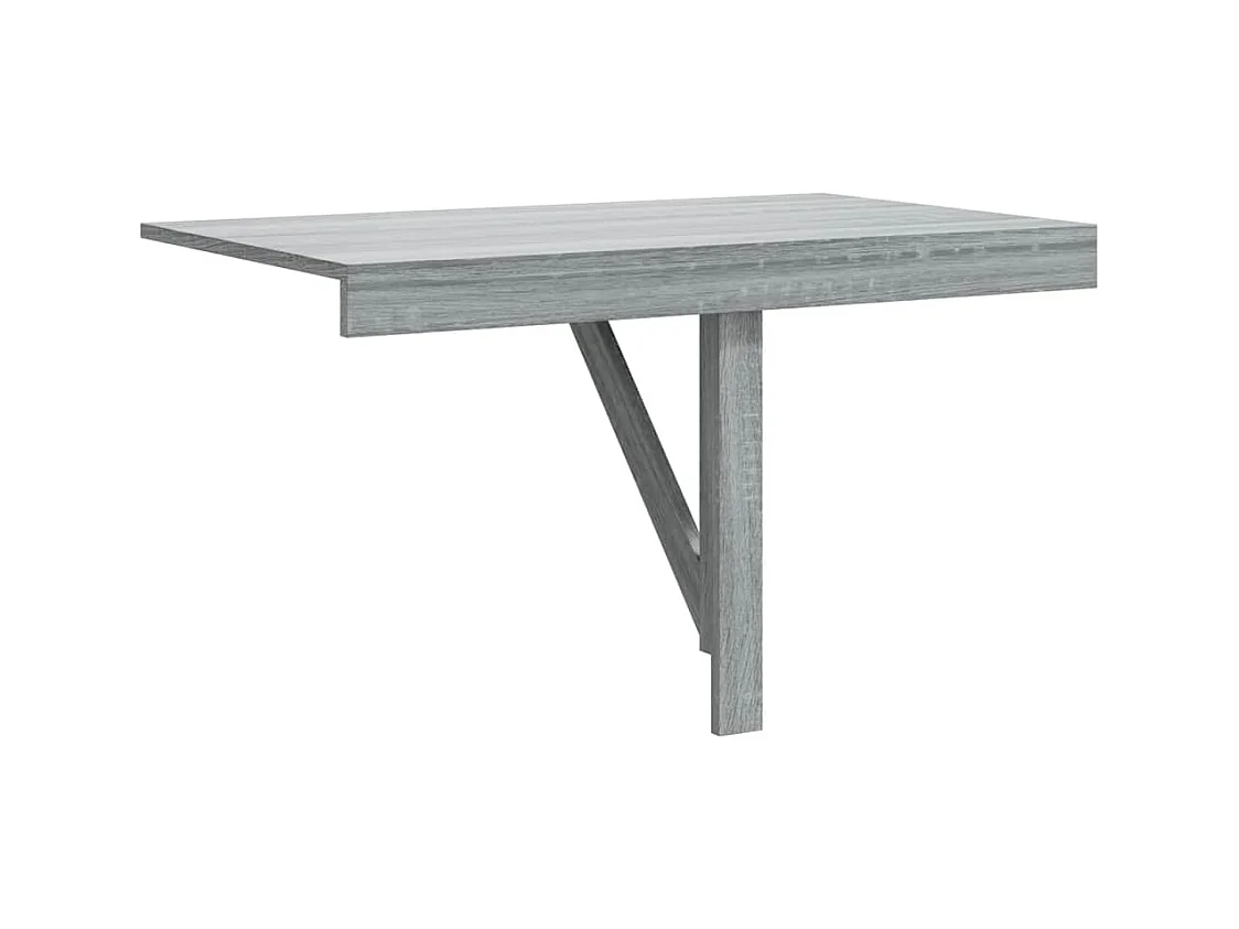 Wand-Klapptisch Grau Sonoma 100x60x56 cm Holzwerkstoff