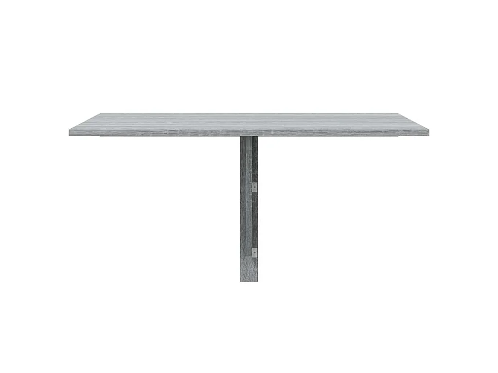 Table murale pliable Sonoma gris 100x60x56 cm Bois d'ingénierie