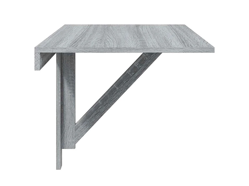 Table murale pliable Sonoma gris 100x60x56 cm Bois d'ingénierie