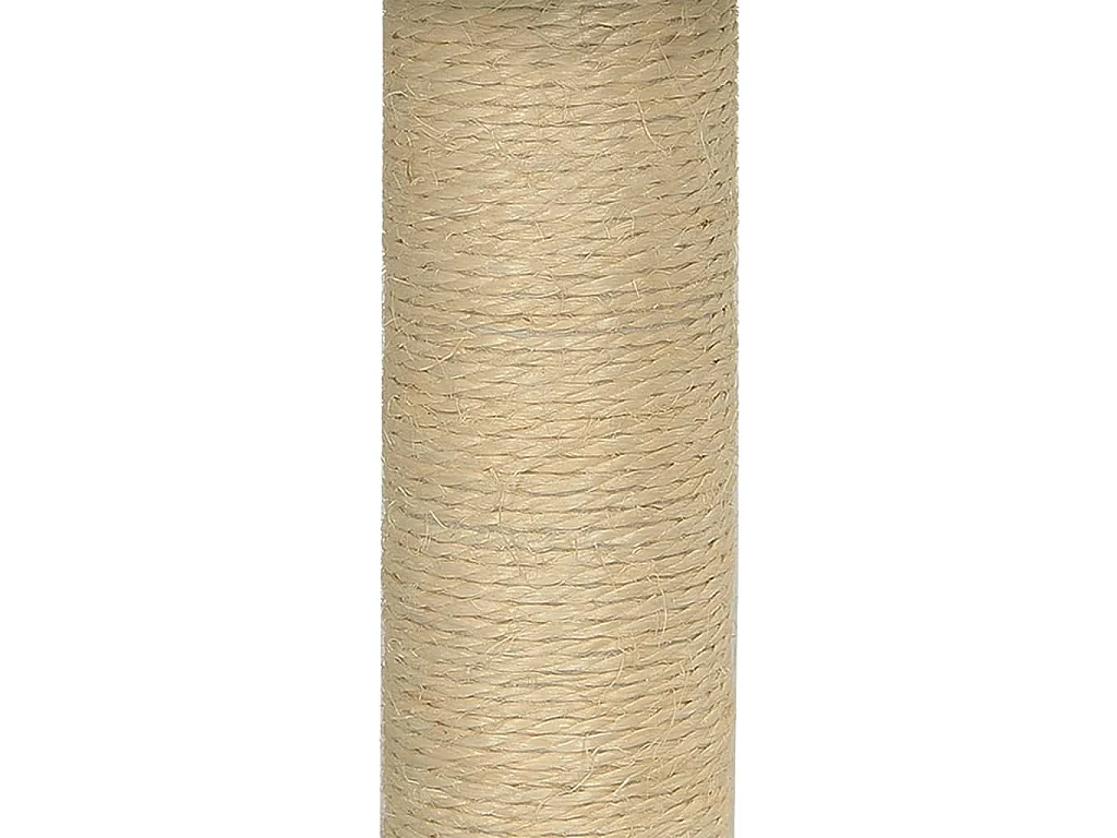 Arbre à chat avec griffoir en sisal Crème 74 cm