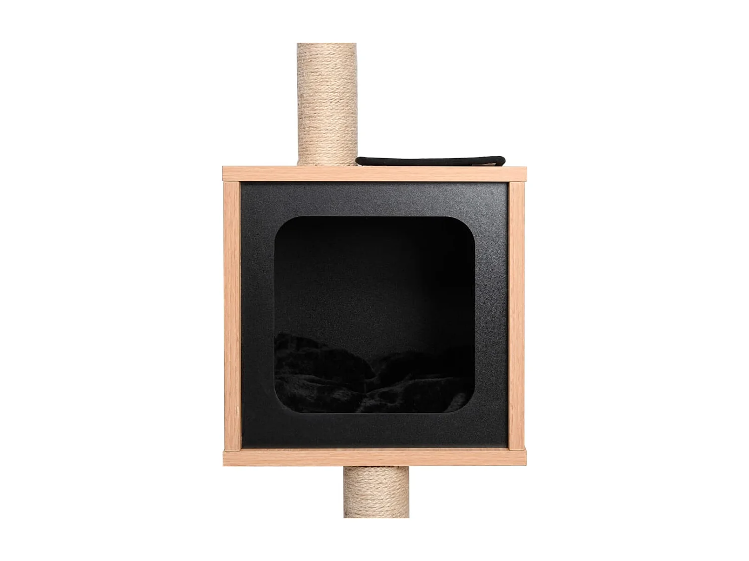 Albero per Gatti con Tappeto Tiragraffi in Sisal 129 cm