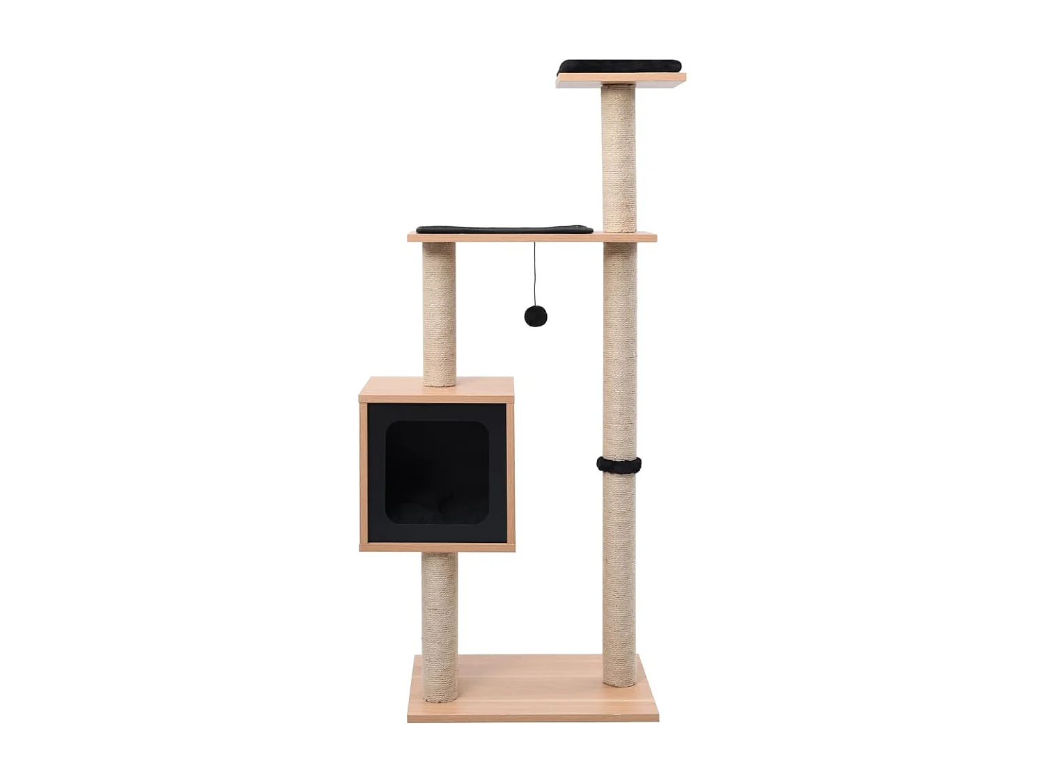 Arbre à chat avec tapis à gratter en sisal 123 cm