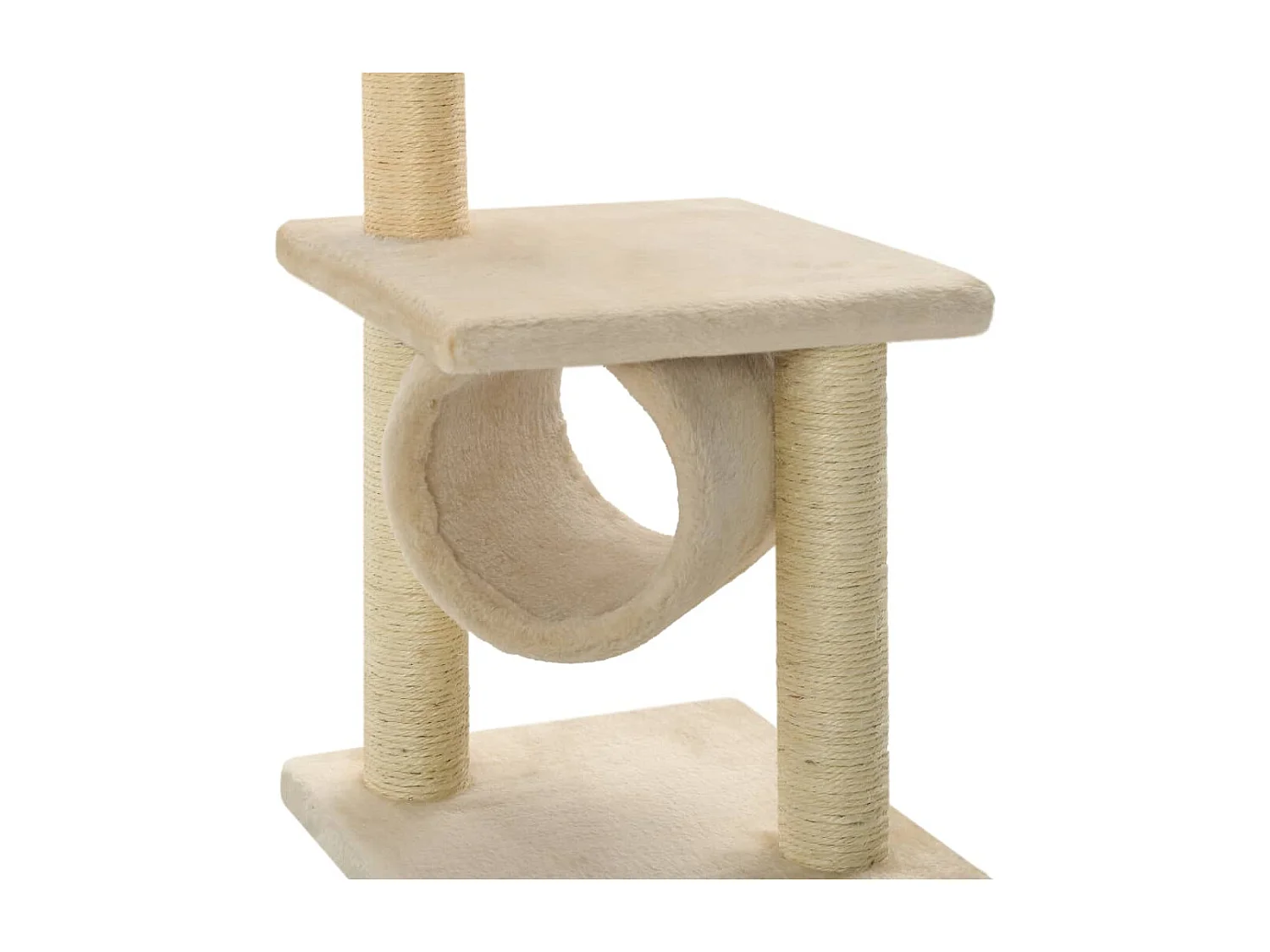 Arbre à chat avec griffoirs en sisal 65 cm Beige