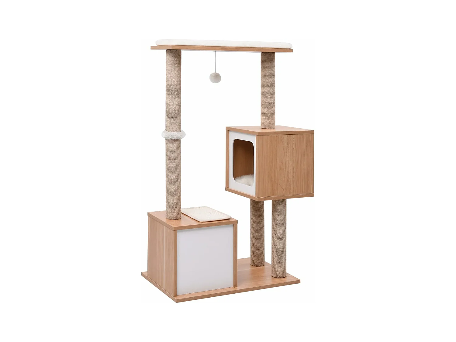 Kattenkrabpaal met sisal krabmat 104 cm