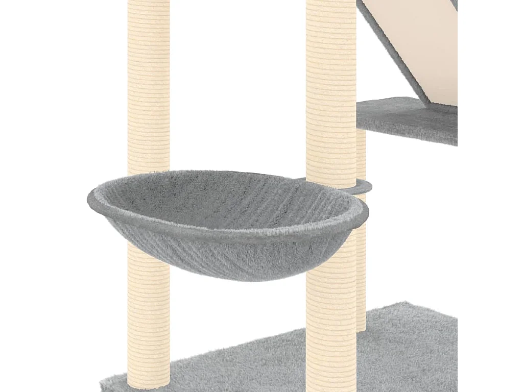 Kattenmeubel vloer tot plafond 277-303 cm lichtgrijs