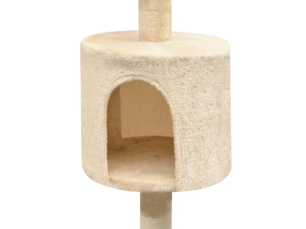 Katzen-Kratzbaum 125 cm Beige