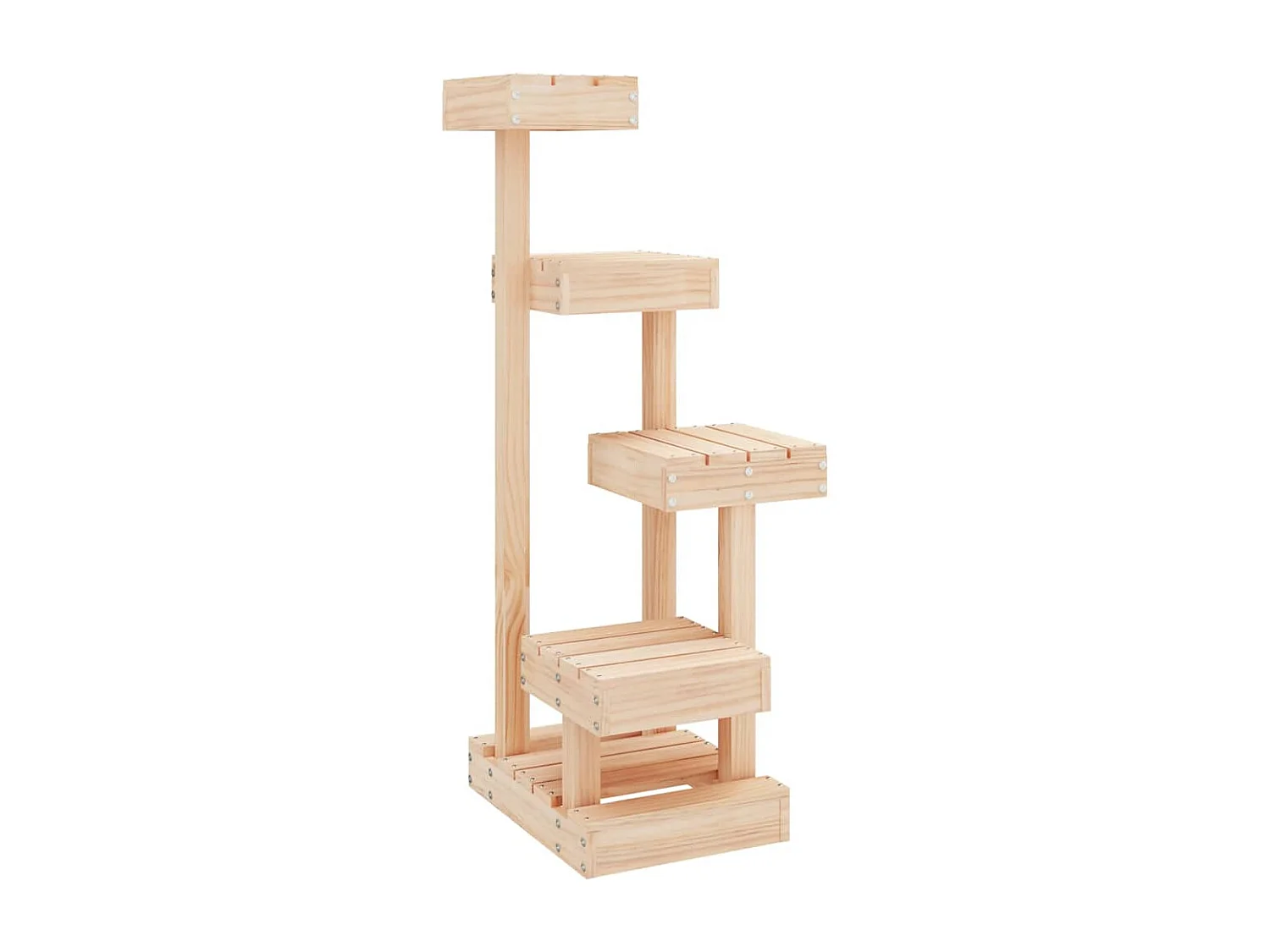 Arbre à chat 45,5x49x103 cm Bois de pin massif