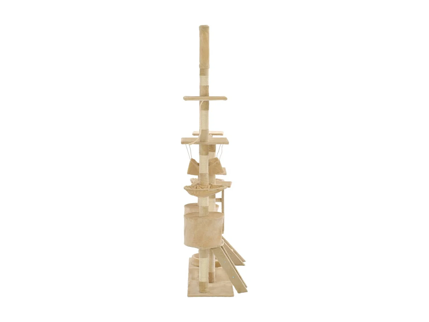 Arbre à chat avec griffoirs en sisal 230-250 cm Beige