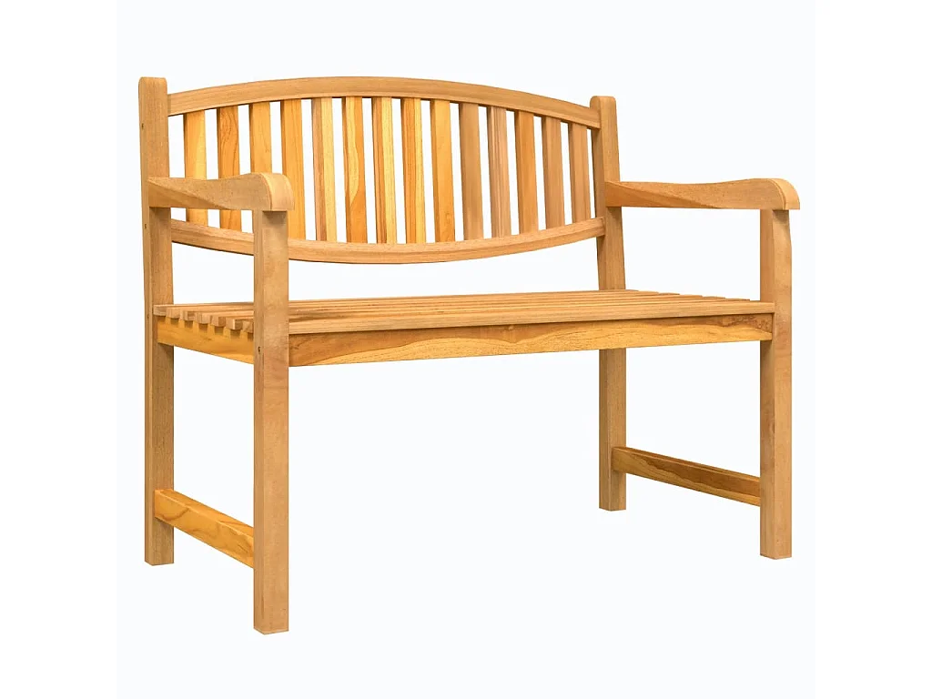 Gartenbank 114x59x87 cm Massivholz Teak