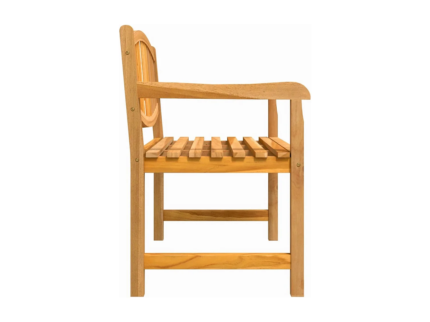 Gartenbank 114x59x87 cm Massivholz Teak