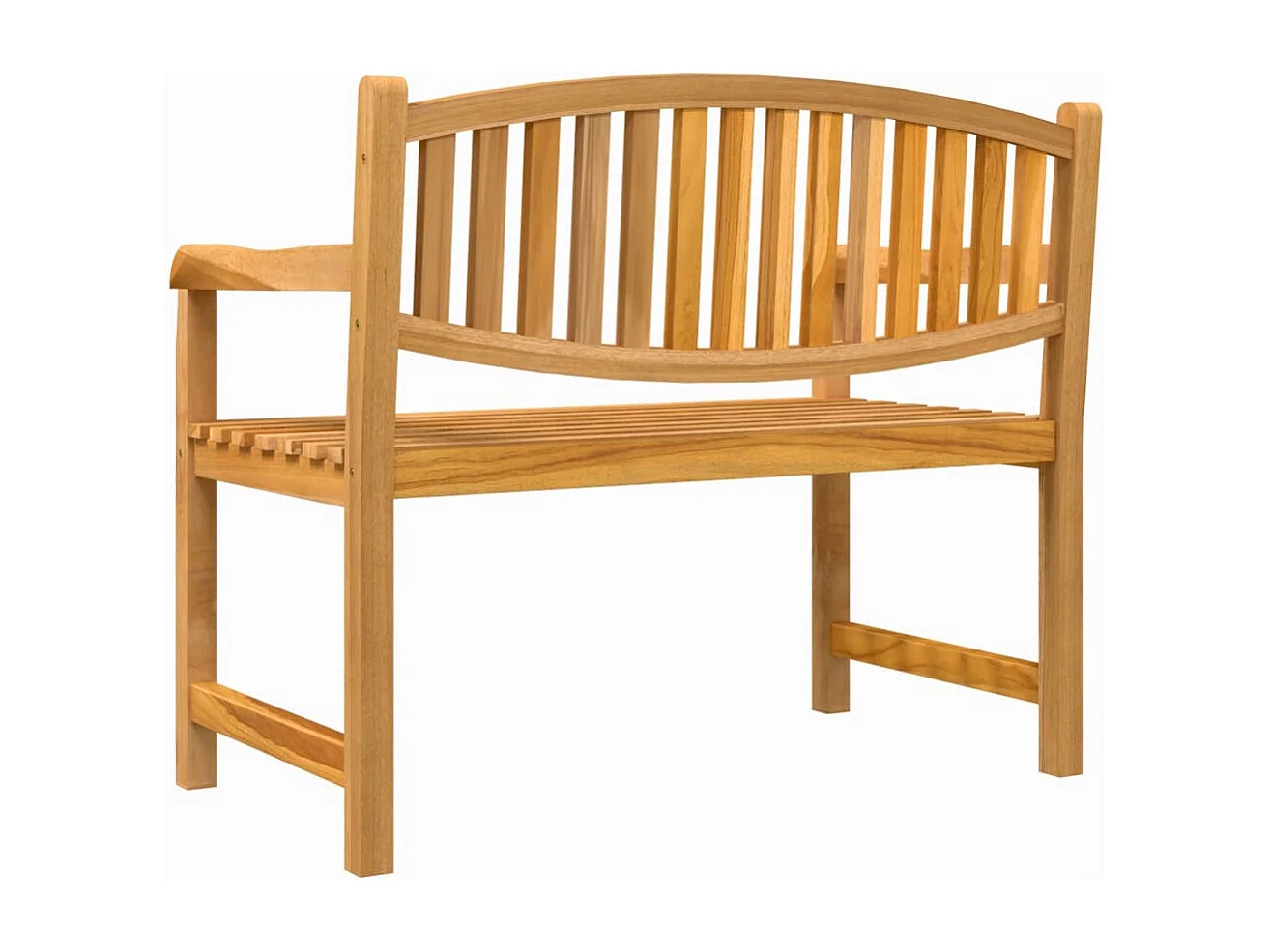 Gartenbank 114x59x87 cm Massivholz Teak