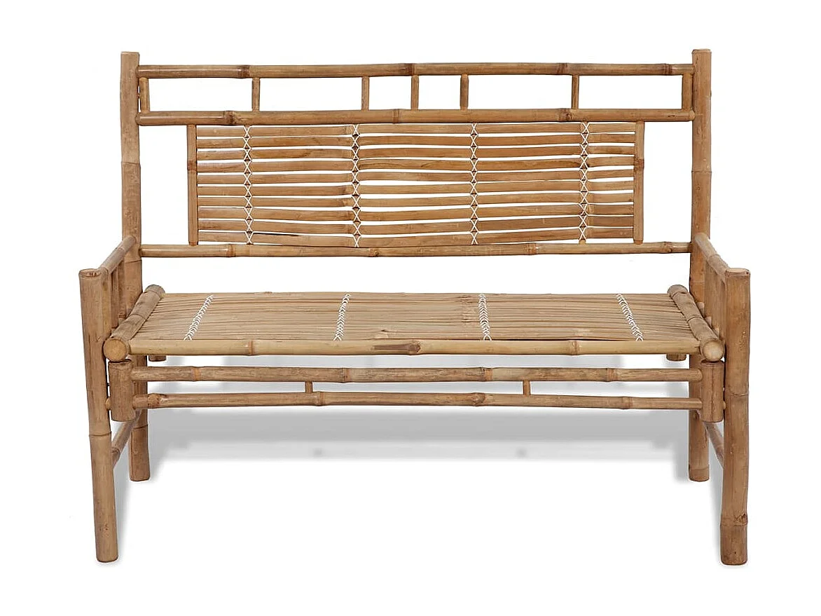 Gartenbank 120 cm Bambus