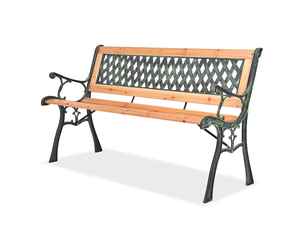 Banco de jardim 122 cm madeira