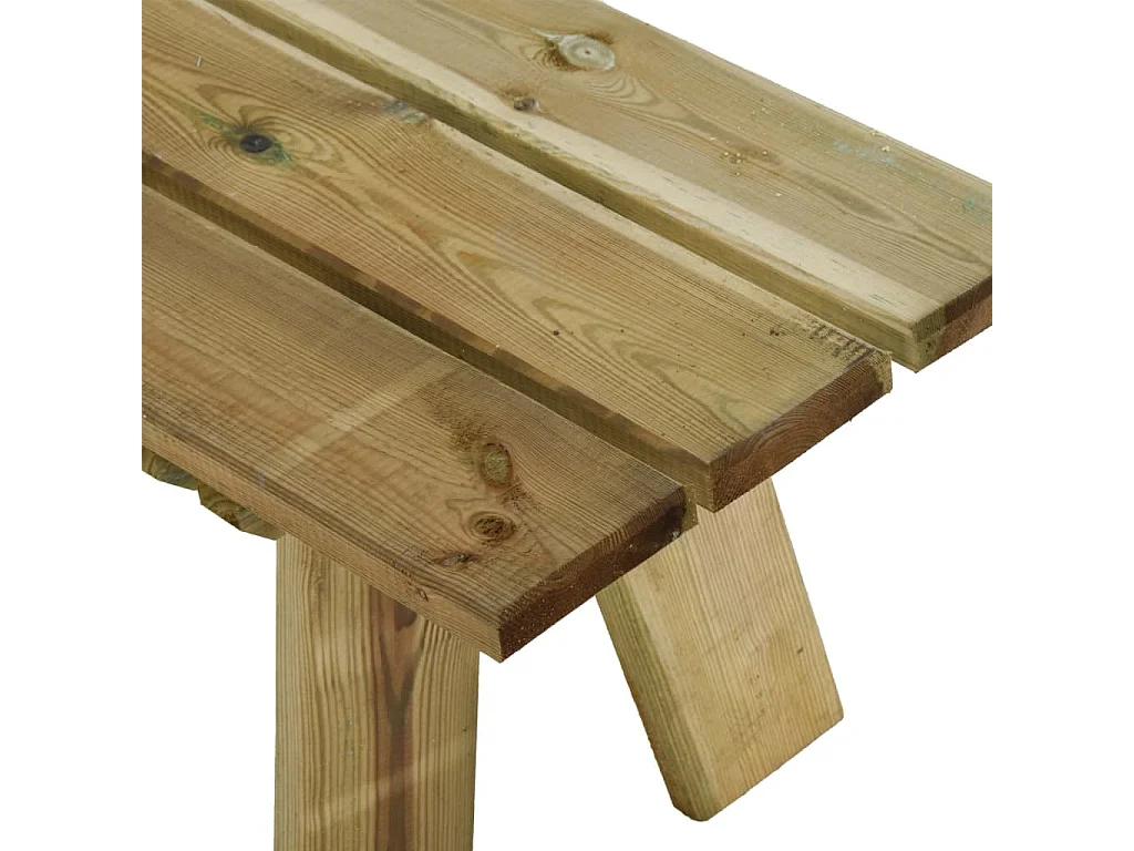 Banc de jardin 220 cm bois de pin massif imprégné