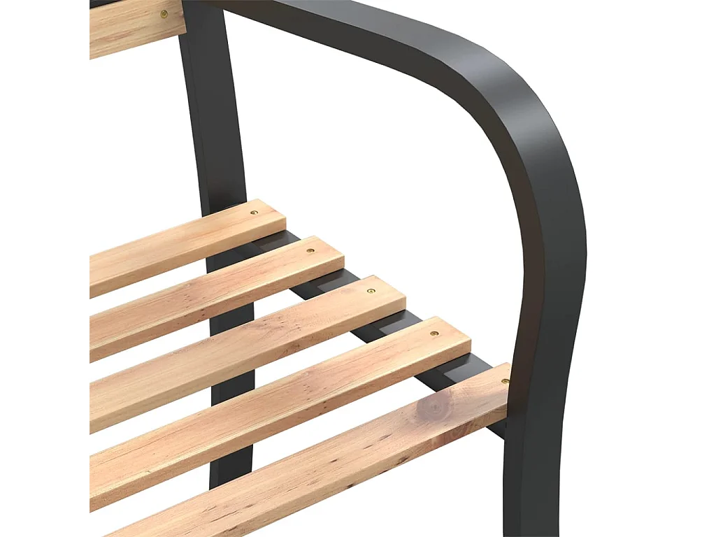 Banc double de jardin 238 cm bois de pin chinois