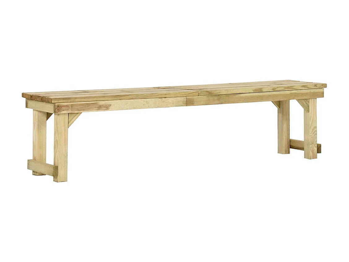 Banco de jardim 180 cm pinho impregnado