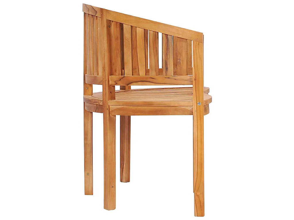 Panchina a Banana 151 cm in Legno Massello di Teak