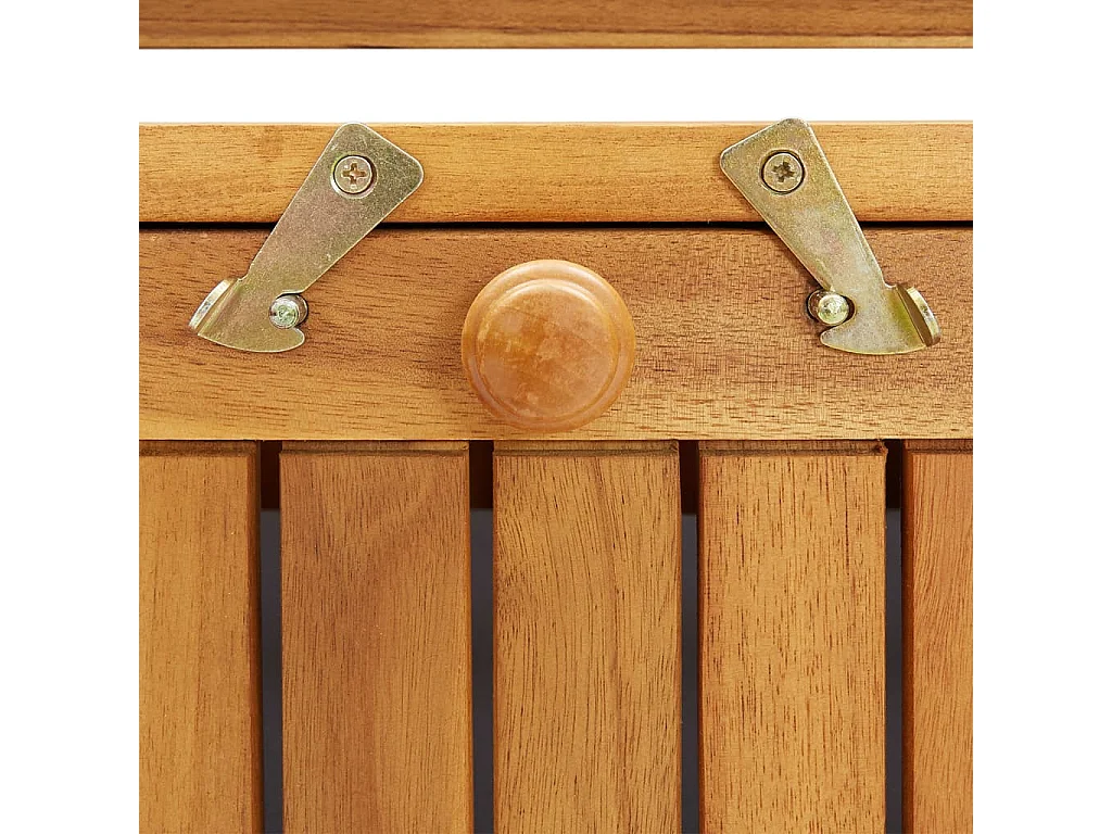 Banco de almacenaje de jardín madera de acacia maciza 120 cm