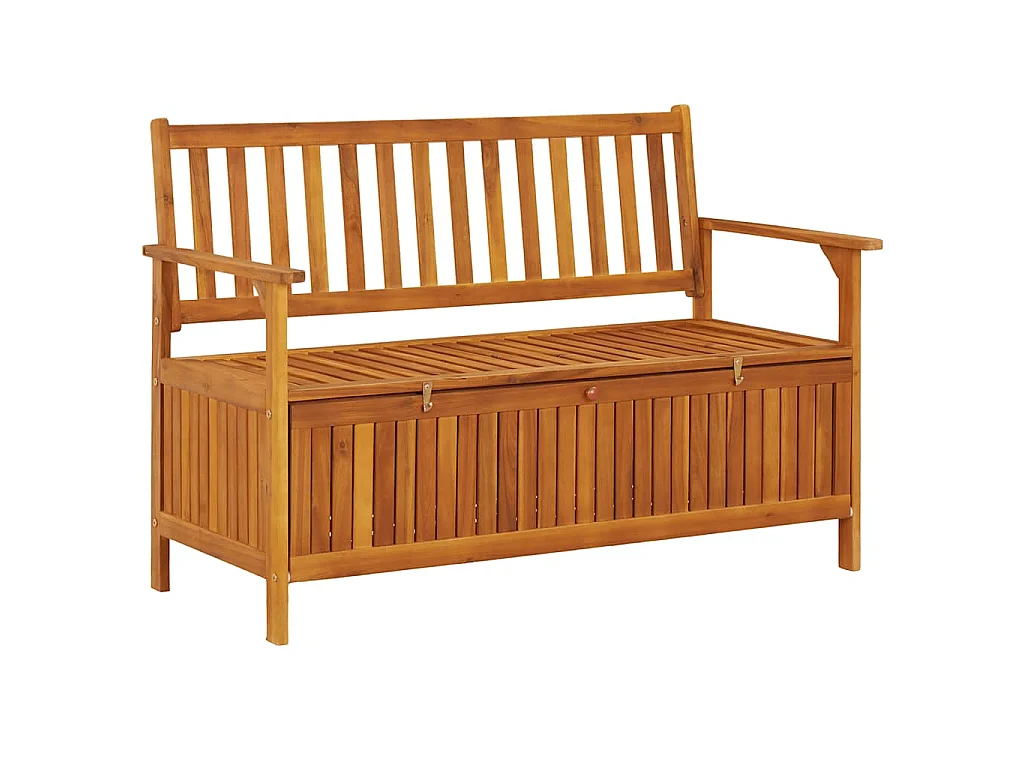 Cassapanca da Giardino 120 cm in Legno Massello di Acacia