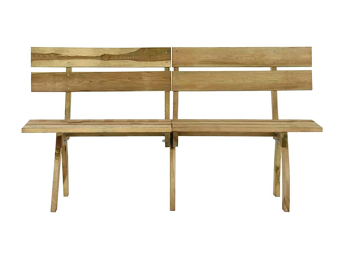 Tuinbank 160 cm geïmpregneerd grenenhout