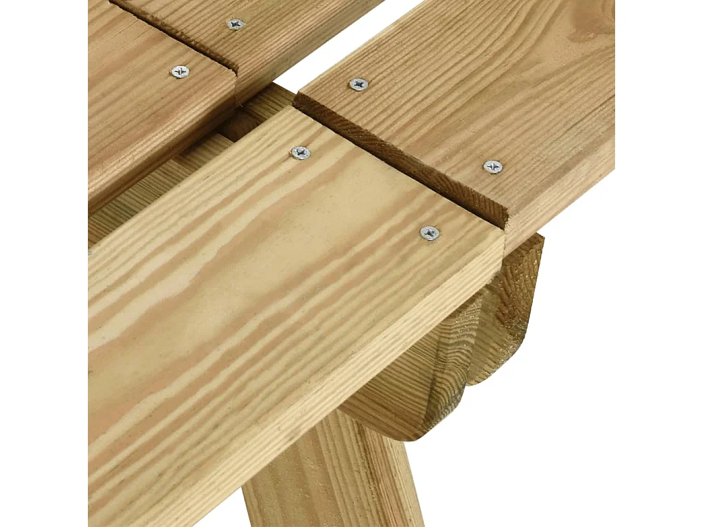 Banc de jardin 160 cm bois de pin imprégné