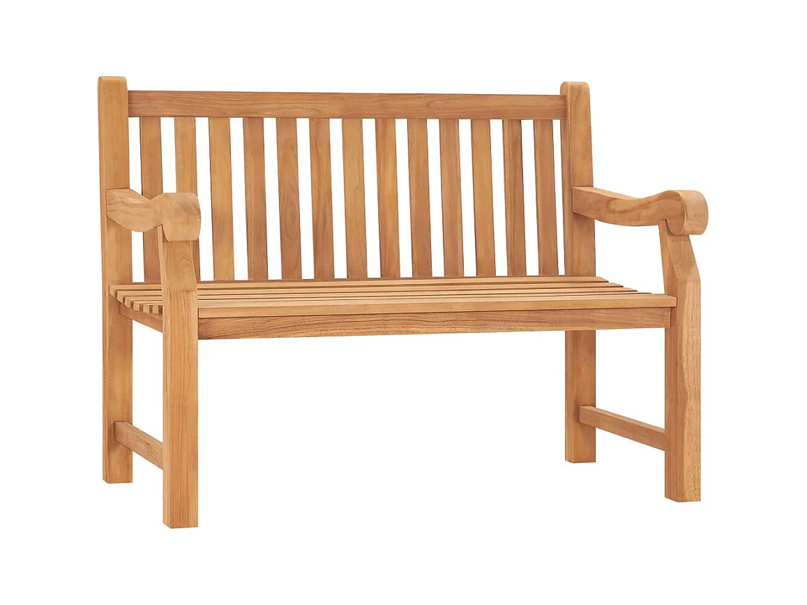 Banc de jardin 114 cm bois de teck solide