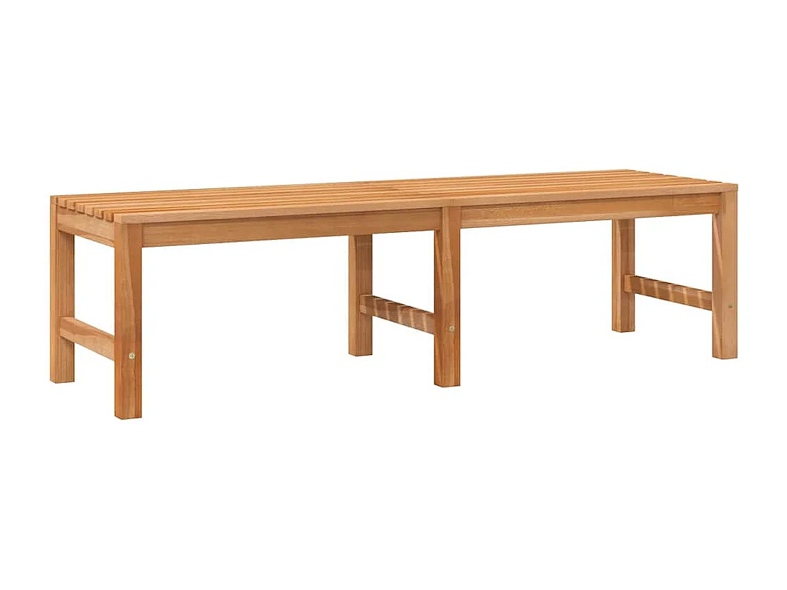 Panchina da Giardino 150 cm in Legno Massello di Teak