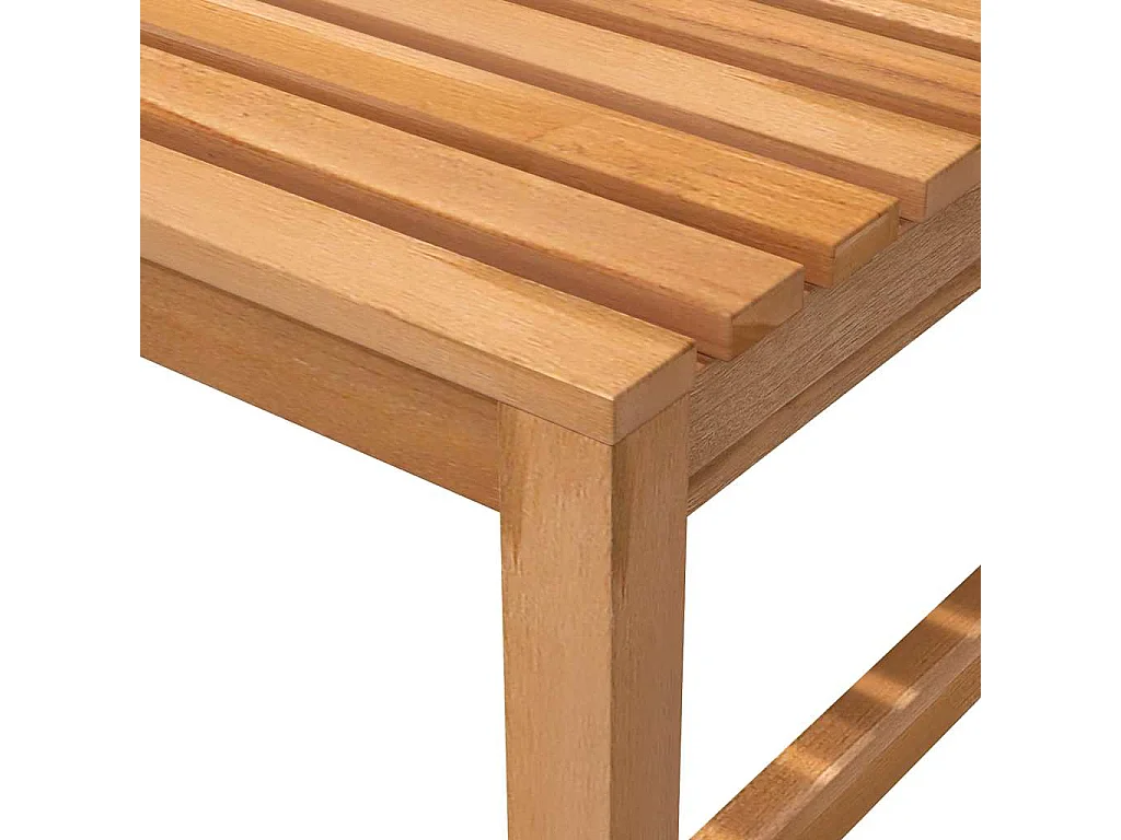 Panchina da Giardino 150 cm in Legno Massello di Teak