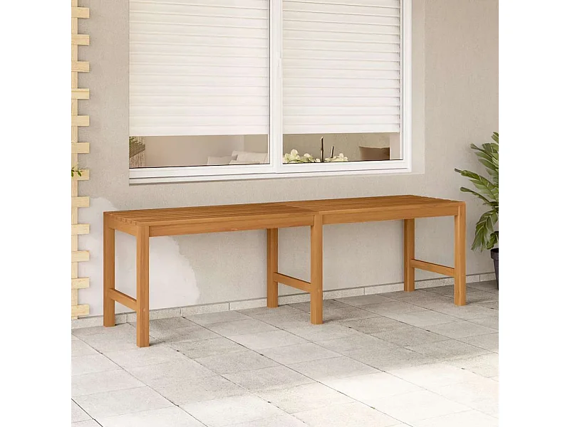 Banc de jardin 150 cm bois de teck massif