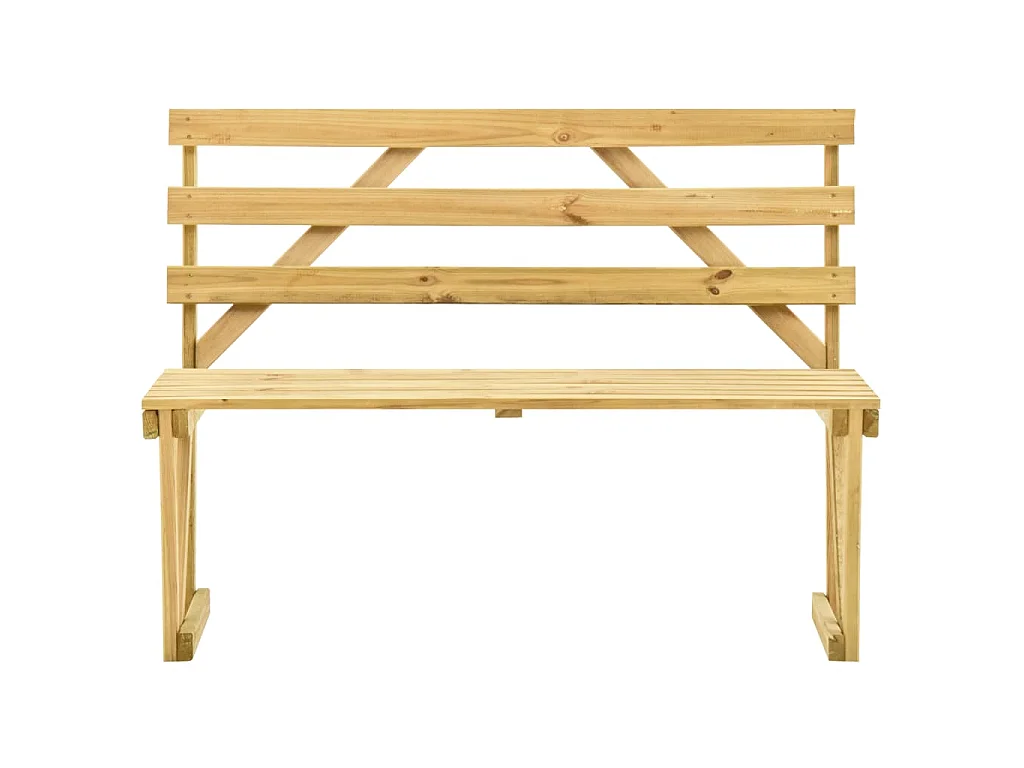 Tuinbank 120 cm geïmpregneerd grenenhout