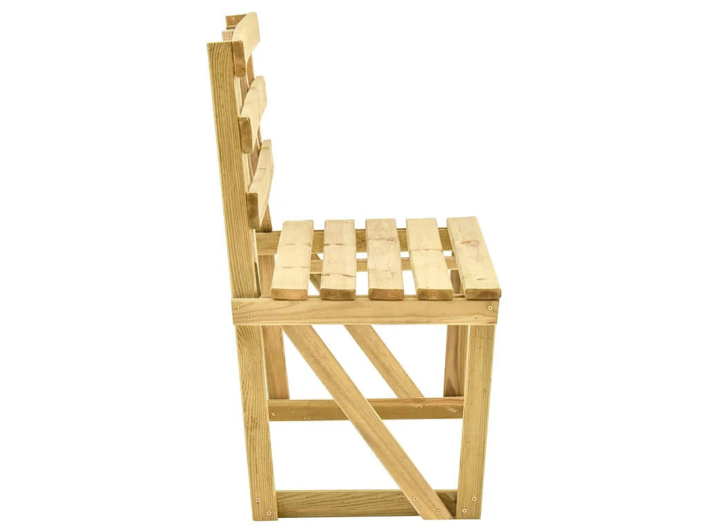 Tuinbank 120 cm geïmpregneerd grenenhout