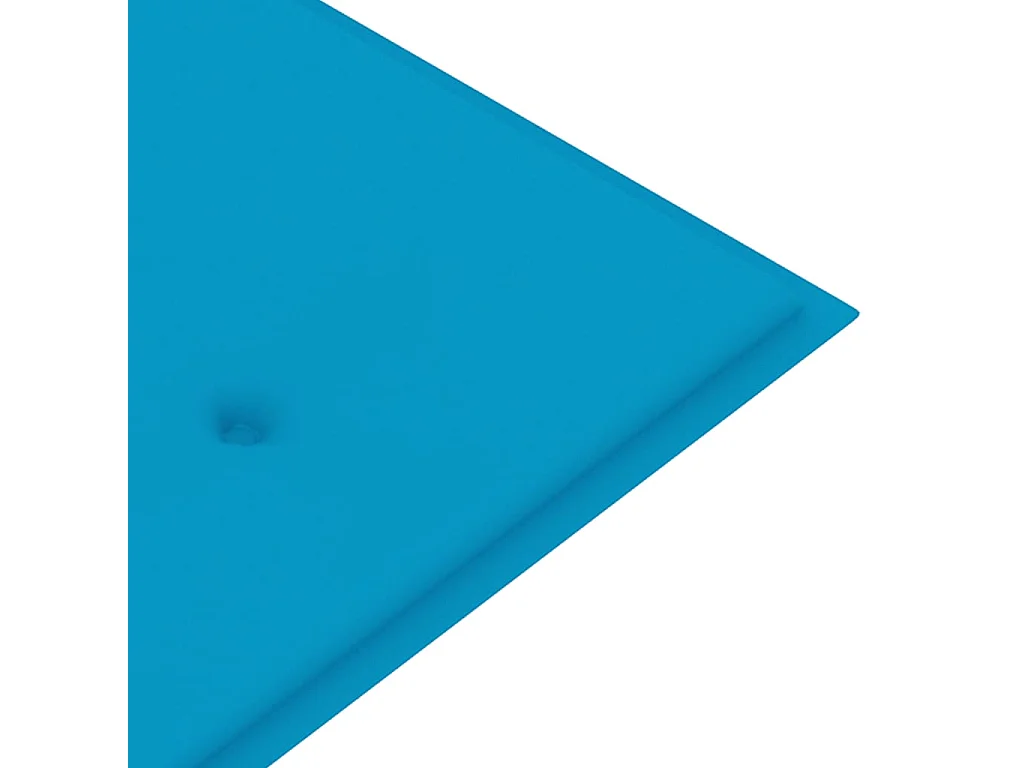 Gartenbank mit Auflage 157 cm Massivholz Akazie