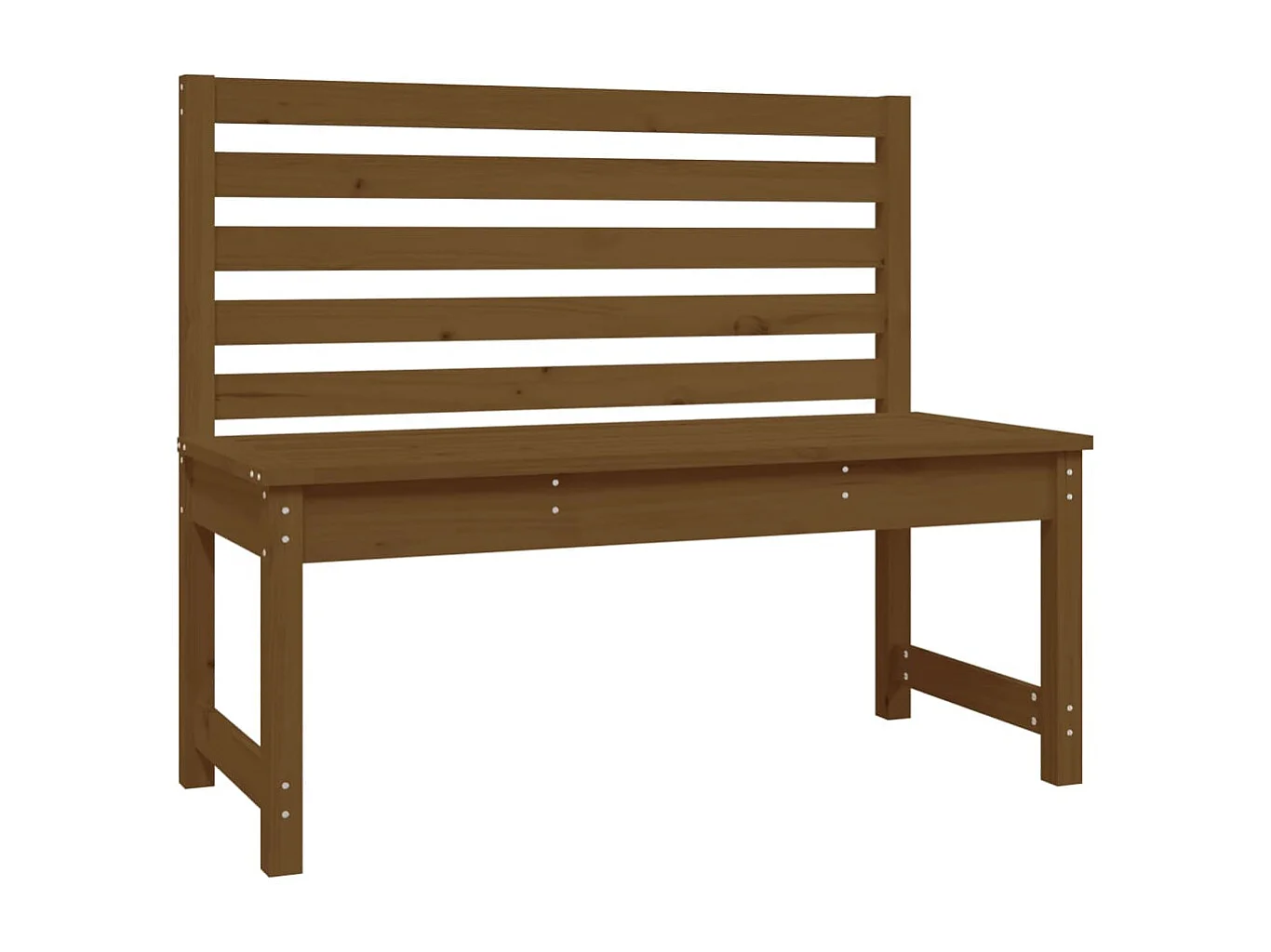 Panca da Giardino Ambra 109 cm in Legno Massello di Pino