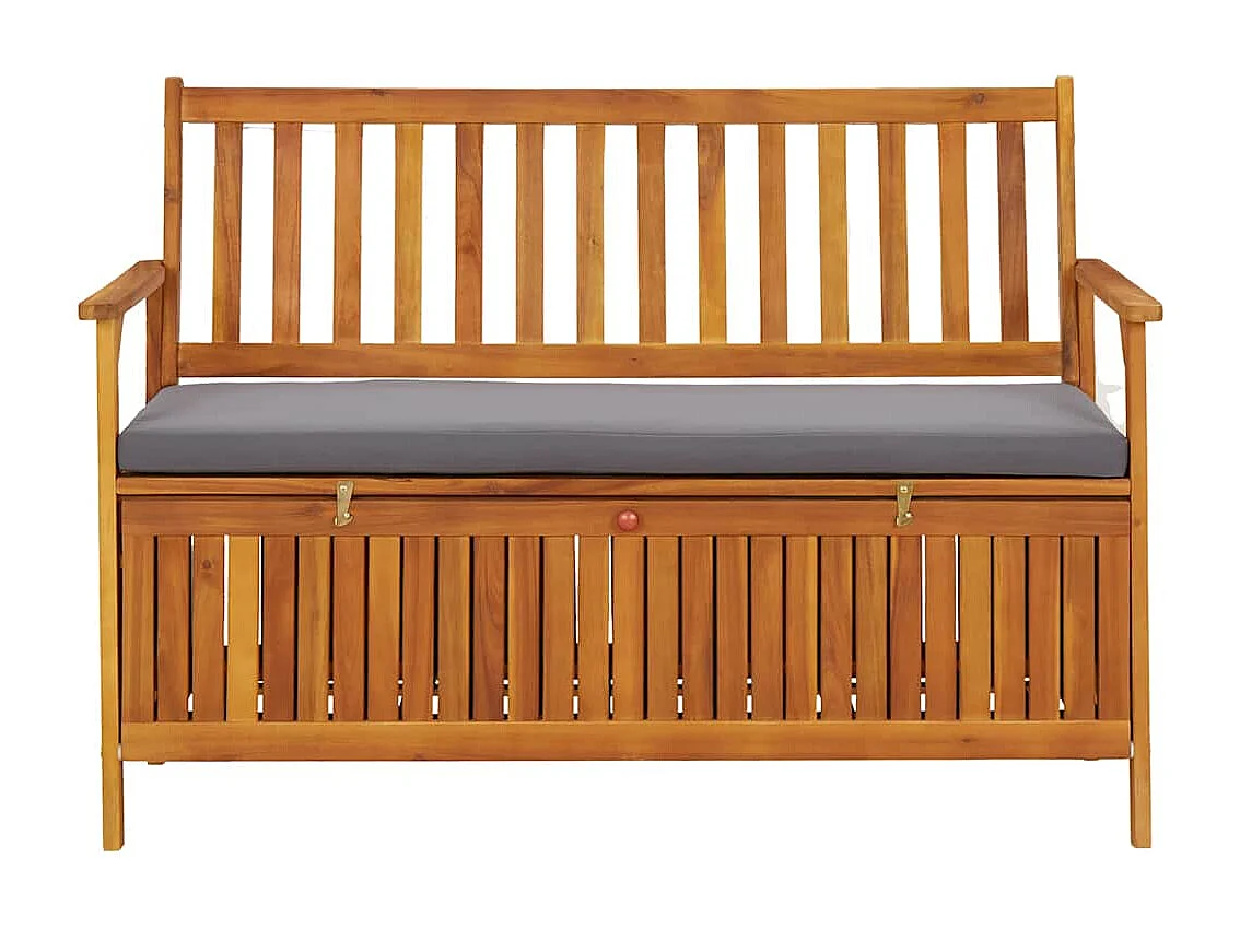 Tuinopbergbank 120 cm massief acaciahout