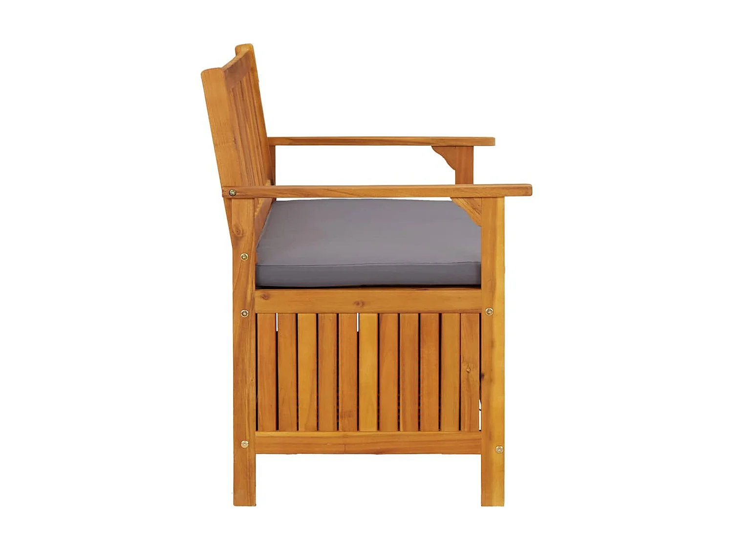 Tuinopbergbank 120 cm massief acaciahout